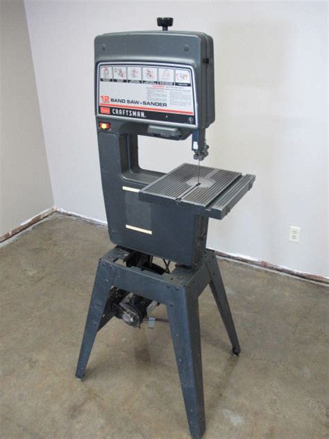 Even a non-functioning saw can go for 50-80, as many enthusiasts want vintage parts. . Craftsman 12 inch band saw model 113 parts